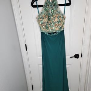 Stunning Splash By Landa formal/prom 2 piece gown. Size 10. New without tags.